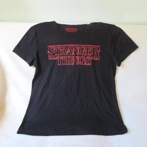 Stranger Things Black Tee Shirt